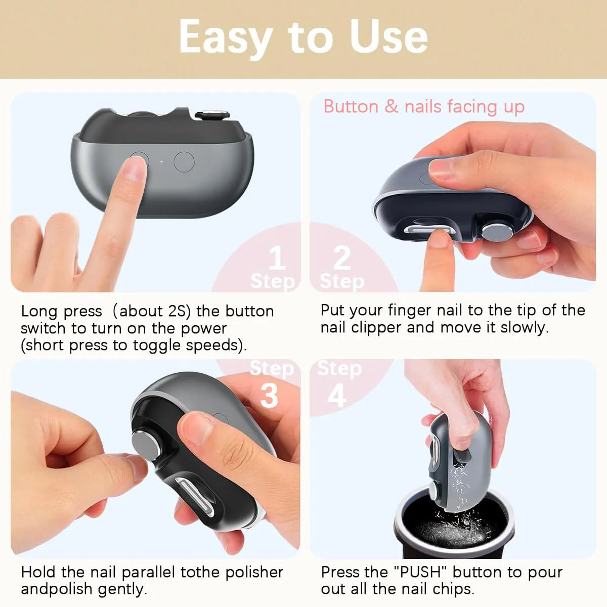 Viveala EasyClip Smart Nail Clipper