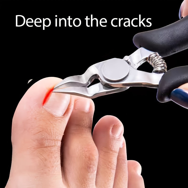 Precision nail clippers for ingrown and curly nails