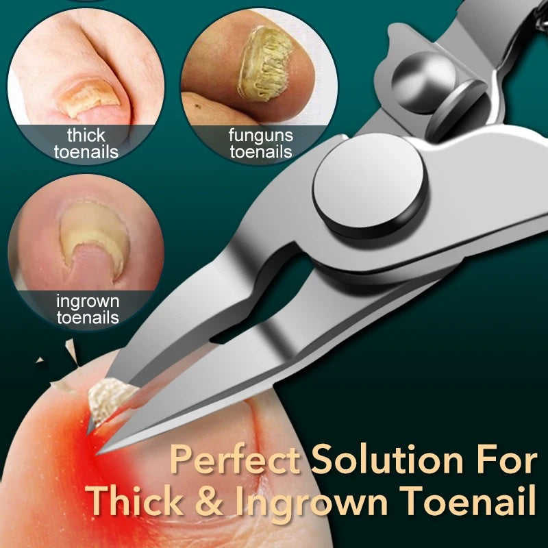 Precision nail clippers for ingrown and curly nails