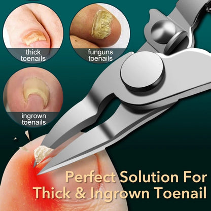 Precision nail clippers for ingrown and curly nails
