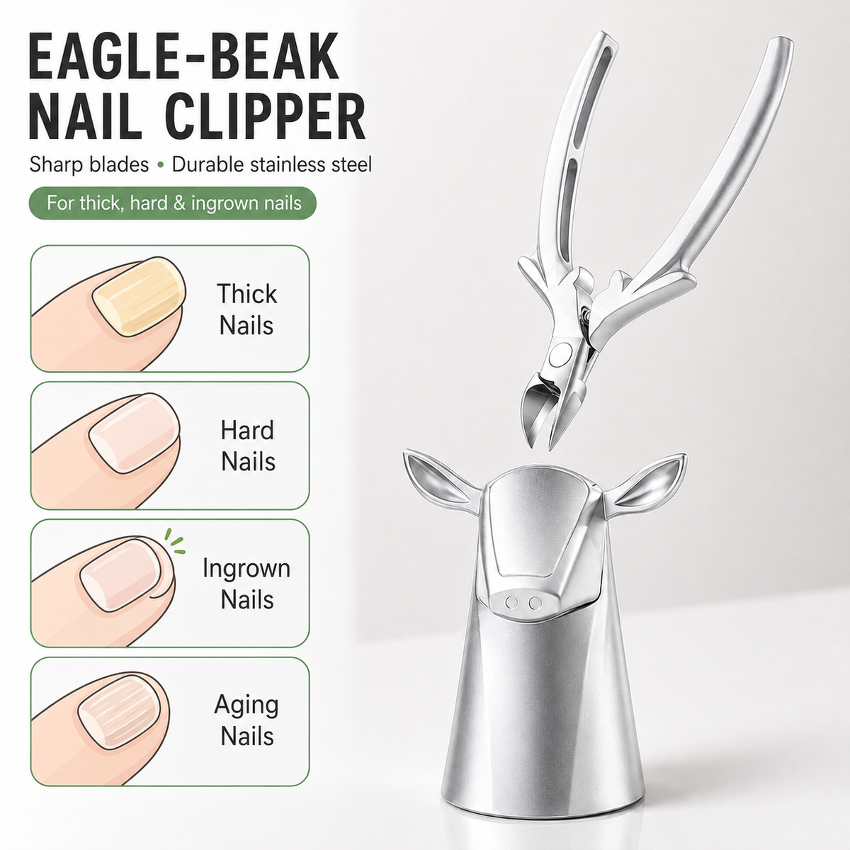 Eagle-Beak Precision Nail Clipper Set 🦅