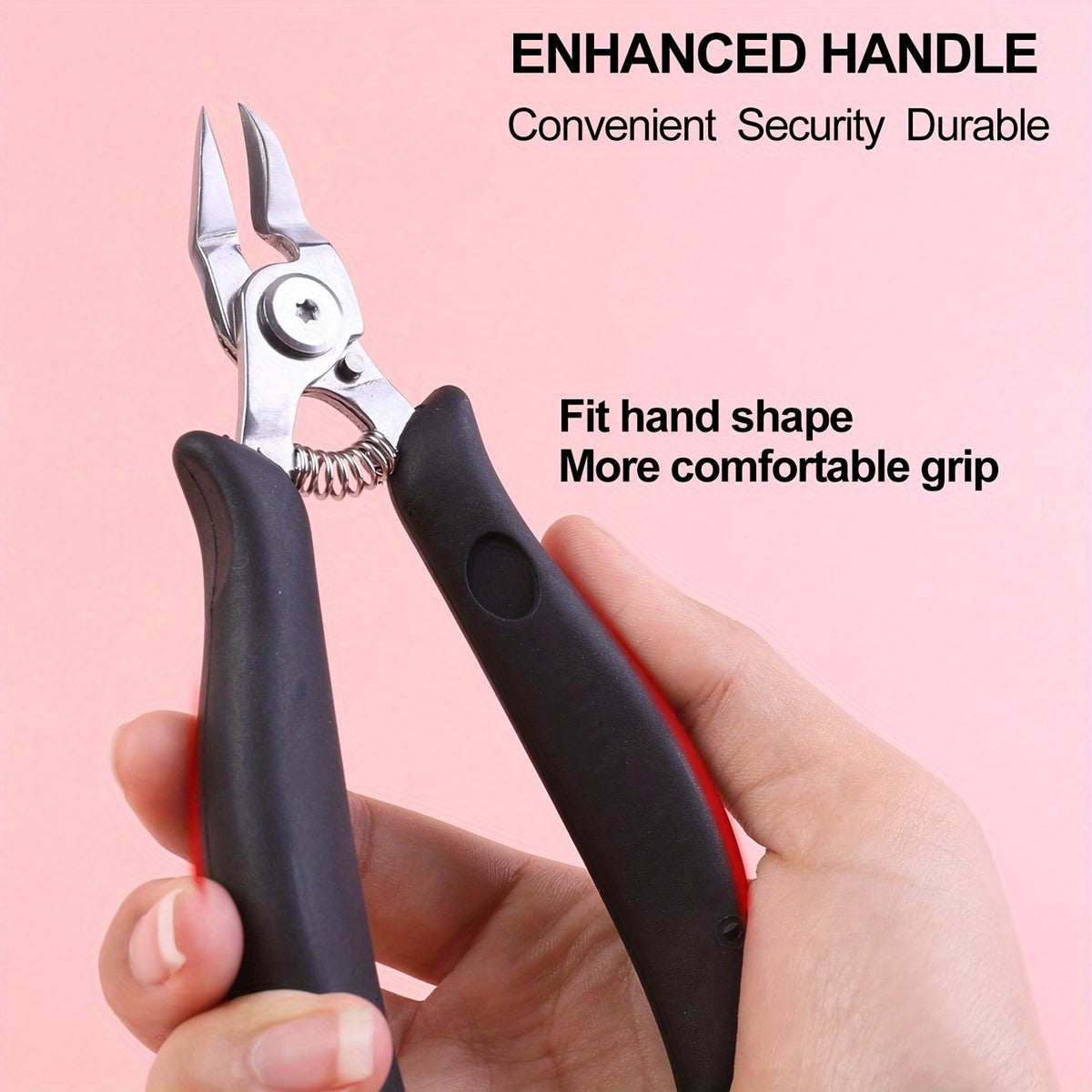 Precision nail clippers for ingrown and curly nails