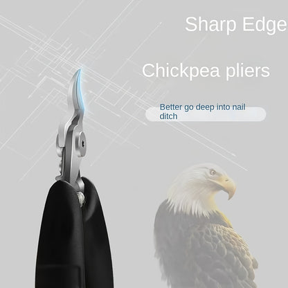 Precision nail clippers for ingrown and curly nails