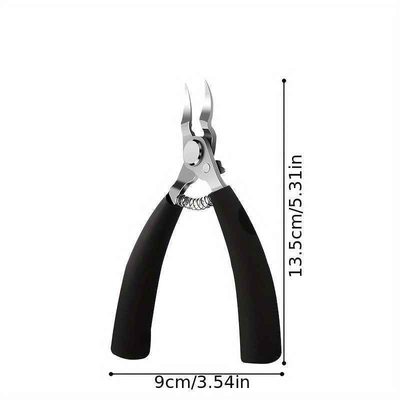 Precision nail clippers for ingrown and curly nails