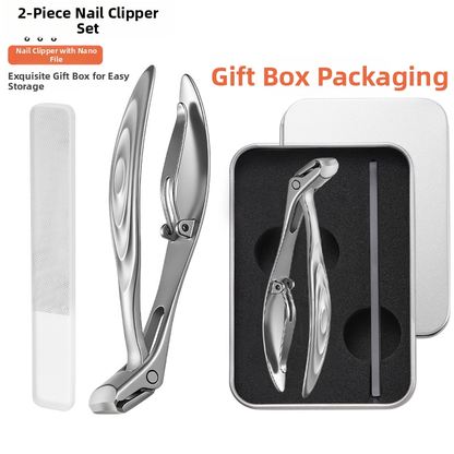 Long Handled Curved Head Nail Clippers with Catcher