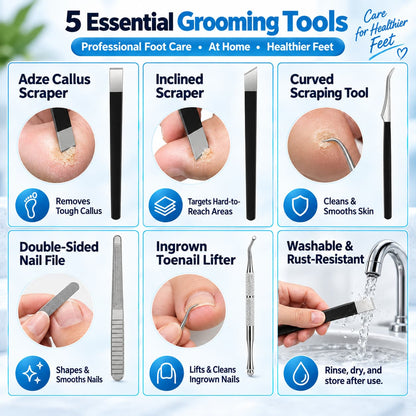 Toenail Clippers for Seniors – Heavy-Duty Thick Toenail Care Kit