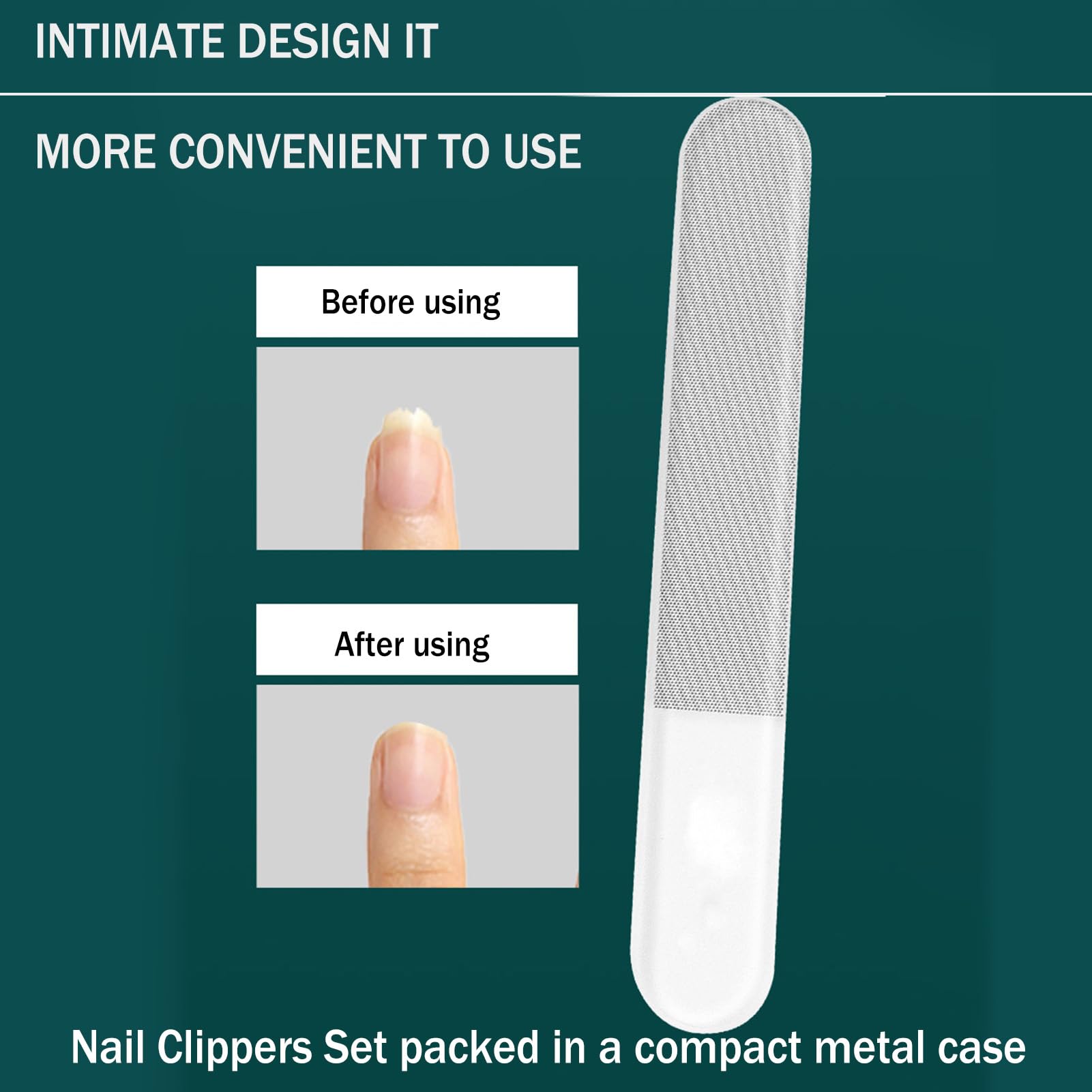 Splash-Proof Large Opening Nail Clippers for Hard/Thick Toenail