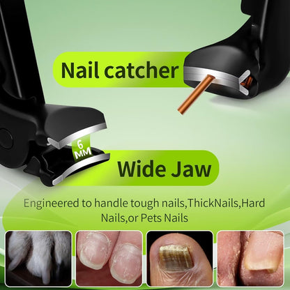 Upgraded Longer Handle Nail Clippers for Seniors