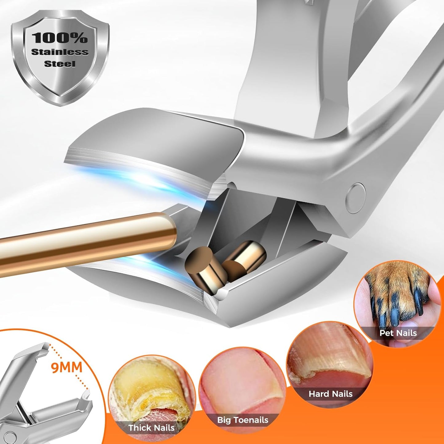 Long Handled Toe Nail Clippers for Thick Nails for Seniors