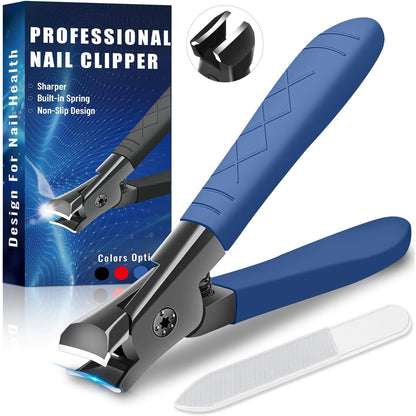 Non-Slip Long Handle Nail Clippers for Thick Nails