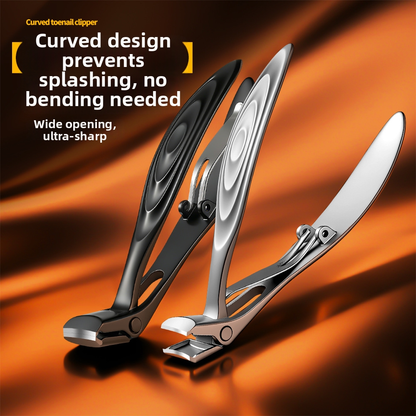 Long Handled Curved Head Nail Clippers with Catcher