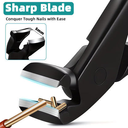 Ergonomic Long-Handled Toenail Clipper for Seniors