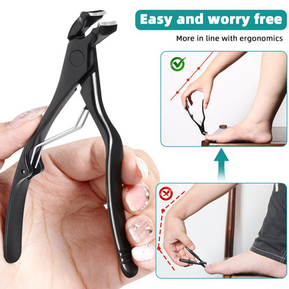Ergonomic Long-Handled Toenail Clipper for Seniors