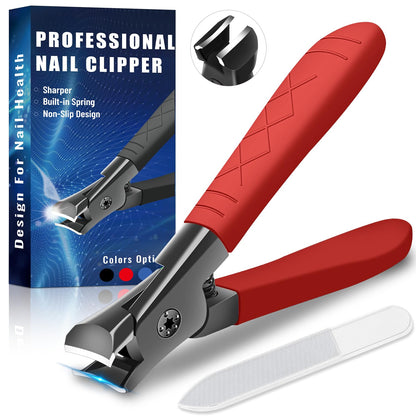 Non-Slip Long Handle Nail Clippers for Thick Nails