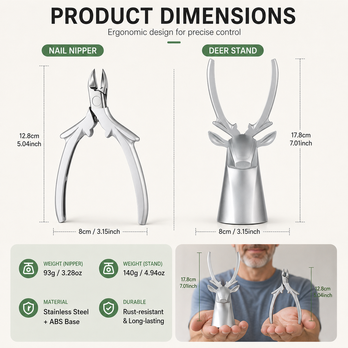 Eagle-Beak Precision Nail Clipper Set 🦅