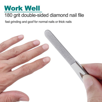 Splash-Proof Large Opening Nail Clippers for Hard/Thick Toenail